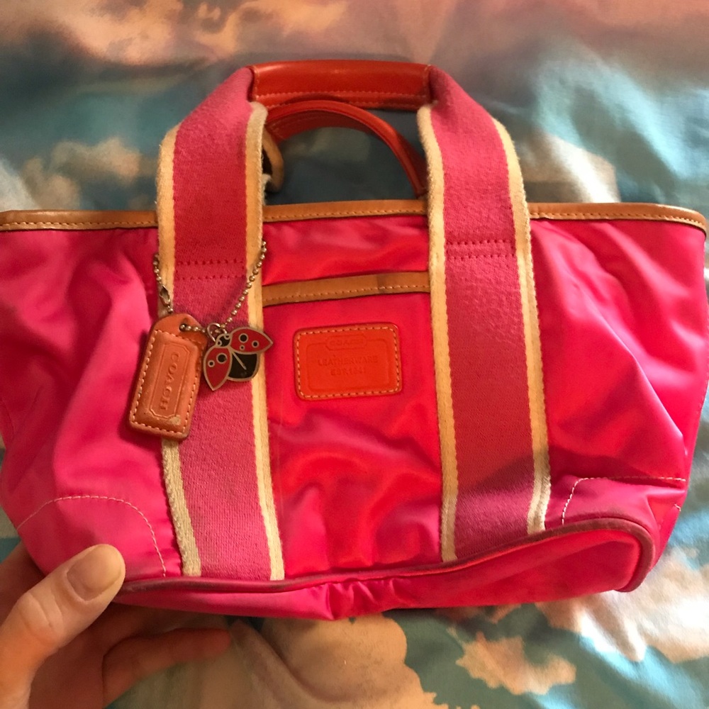 AUTHENTIC Hot Pink Coach Bag